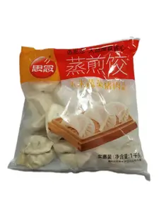 思念玉米蔬菜蒸煎饺